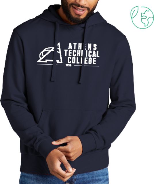 Athens Technical Allmade Organic French Terry Pullover Hoodie Athens Technical College - ONLINE ONLY