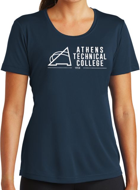 Athens Technical Womens Performance Short Sleeve Tee Athens Technical College - ONLINE ONLY