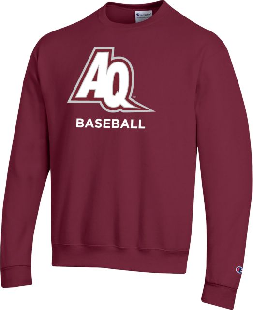 Aquinas College Champion Garnet Red Fleece Crew AQ Baseball - ONLINE ONLY