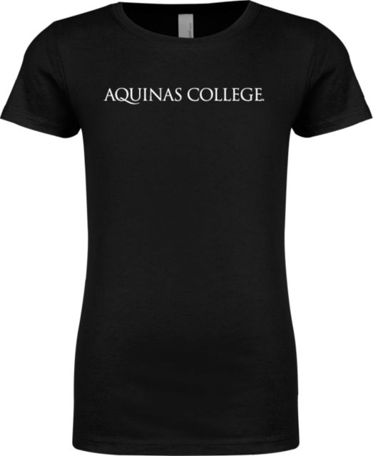 Aquinas College Next Level Girls Fashion Fit T Shirt Inst. Wordmark - ONLINE ONLY
