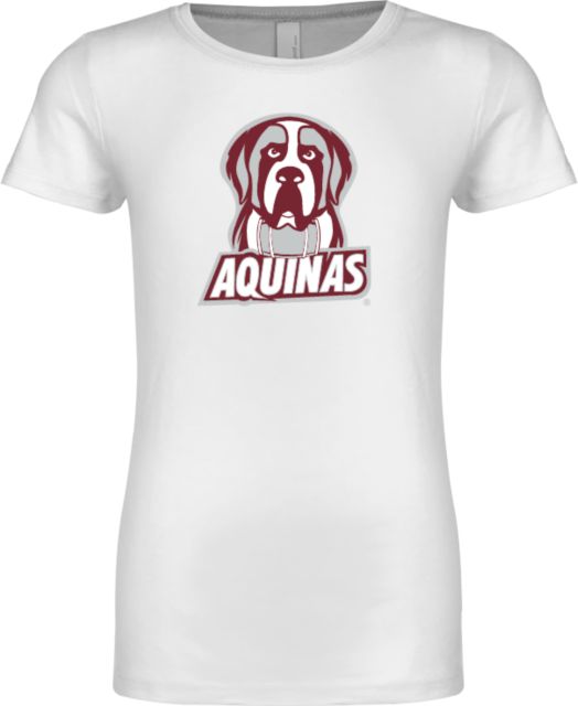Aquinas College Next Level Girls Fashion Fit T Shirt Athletic Aquinas Mascot - ONLINE ONLY