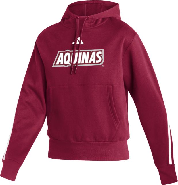 Aquinas College Adidas Collegiate Burgundy Pullover Hood Athletics Aquinas - Adidas - ONLINE ONLY