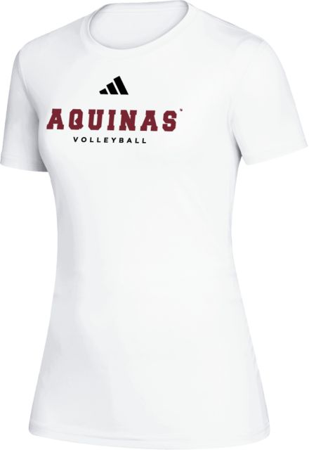 Aquinas College Adidas Womens Creator Performance Tee Aquinas Volleyball - Adidas - ONLINE ONLY
