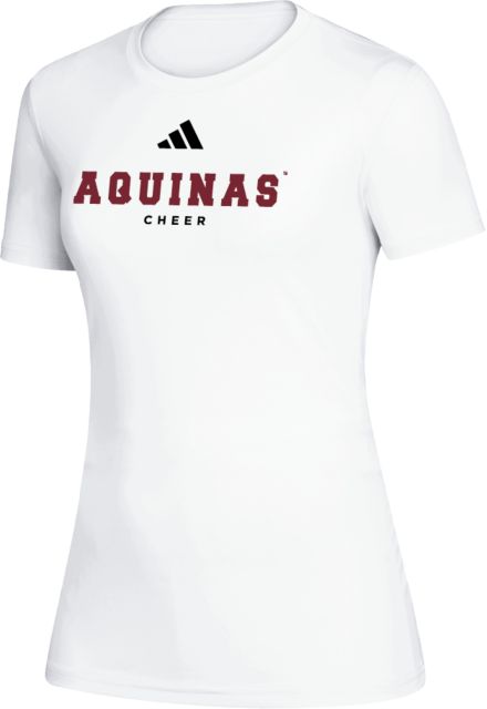 Aquinas College Adidas Womens Creator Performance Tee Aquinas Cheer - Adidas - ONLINE ONLY