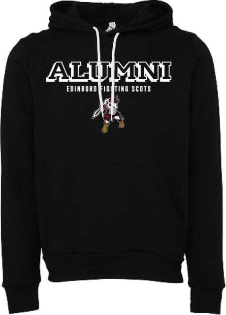 PennWest Edinboro Bella + Canvas Fleece Hood Edinboro Fighting Scots Alumni Block - ONLINE ONLY