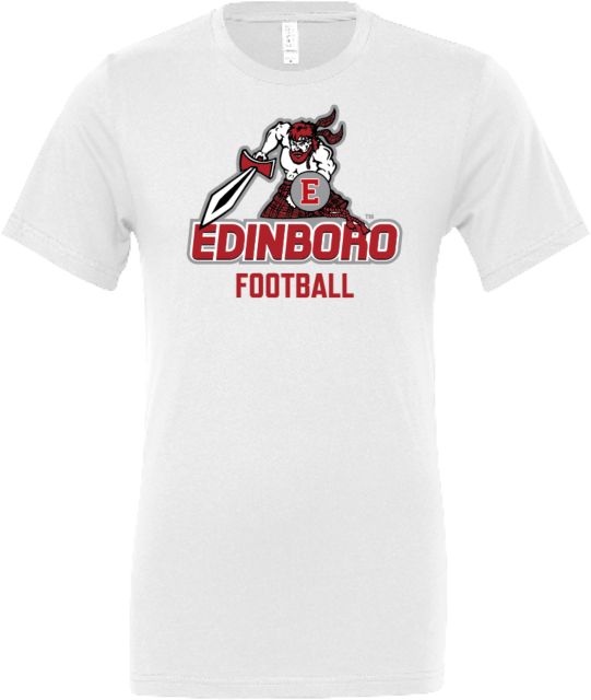 PennWest Edinboro Bella + Canvas Jersey Cotton T Shirt Edinboro - Football - ONLINE ONLY
