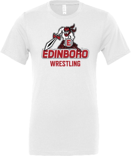 PennWest Edinboro Bella + Canvas Jersey Cotton T Shirt Edinboro - Wrestling - ONLINE ONLY