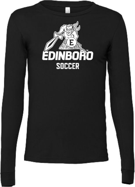 PennWest Edinboro Bella + Canvas Jersey Cotton Long Sleeve T Shirt Edinboro - Soccer - ONLINE ONLY