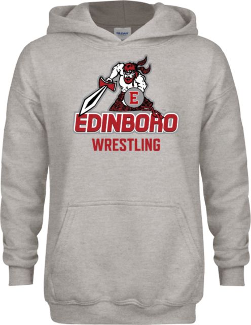 PennWest Edinboro Youth Fleece Hood Edinboro - Wrestling - ONLINE ONLY,,