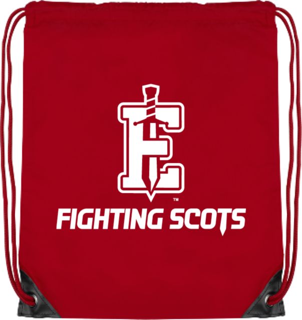 PennWest Edinboro Drawstring Backpack Edinboro Fighting Scots E Sword - ONLINE ONLY
