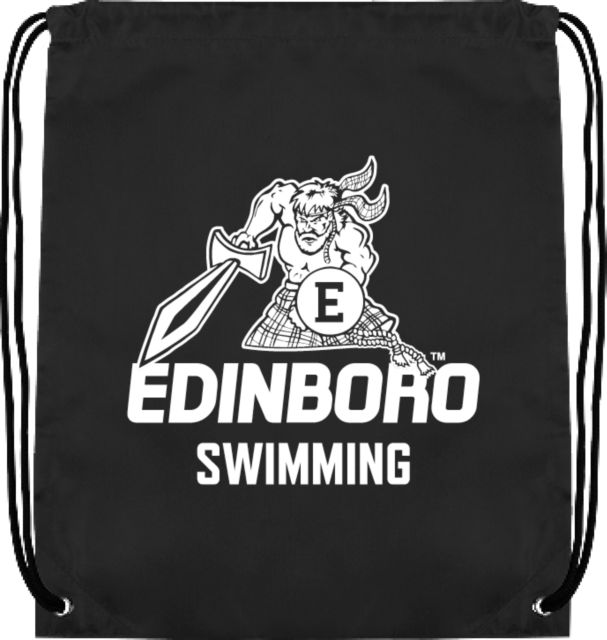 PennWest Edinboro Drawstring Backpack Edinboro - Swimming - ONLINE ONLY