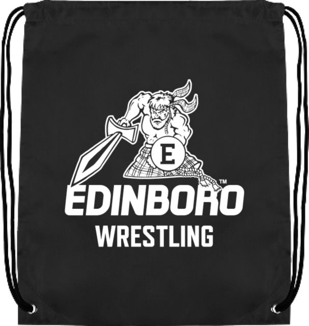 PennWest Edinboro Drawstring Backpack Edinboro - Wrestling - ONLINE ONLY