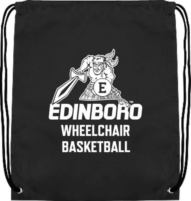 PennWest Edinboro Drawstring Backpack Edinboro - Wheelchair Basketball - ONLINE ONLY