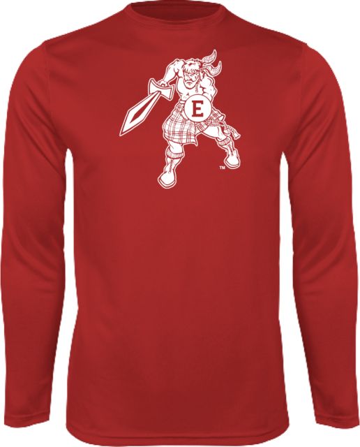 PennWest Edinboro Performance Long Sleeve Shirt Edinboro Fighting Scots Mascot - ONLINE ONLY