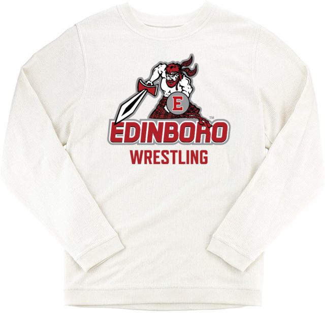 PennWest Edinboro Boxercraft Womens Corded Crew Edinboro - Wrestling - ONLINE ONLY