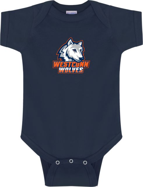 Western Connecticut Infant Bodysuit Westconn Wolves Athletic Mark - ONLINE ONLY