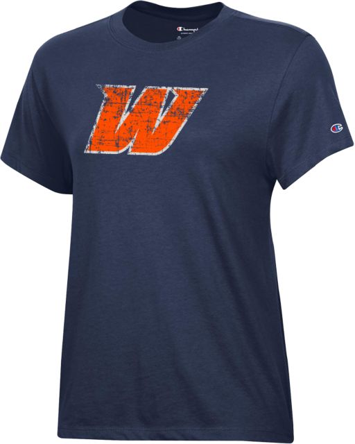 Western Connecticut Champion Womens Core Short Sleeve Tee W Icon Distressed - ONLINE ONLY