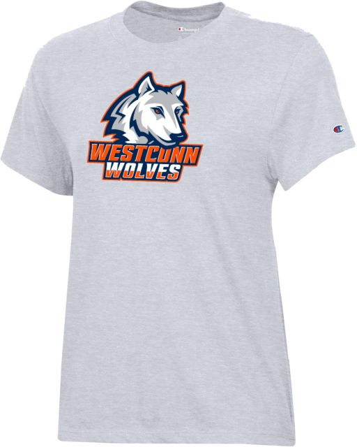 Western Connecticut Champion Womens Core Short Sleeve Tee Westconn Wolves Athletic Mark - ONLINE ONLY
