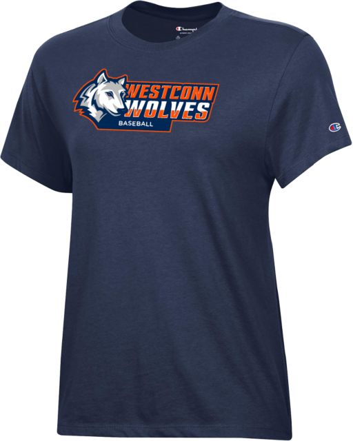 Western Connecticut Champion Womens Core Short Sleeve Tee WestConn Wolves - Baseball - ONLINE ONLY