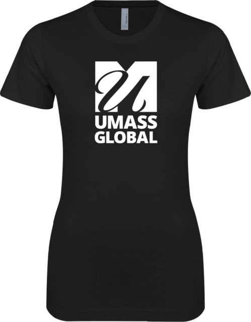 UMass Global Next Level Boyfriend Tee  UMass Global Primary Logo Stacked - ONLINE ONLY