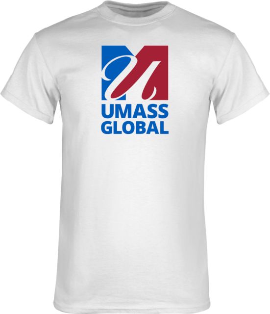 UMass Global T Shirt  UMass Global Primary Logo Stacked - ONLINE ONLY