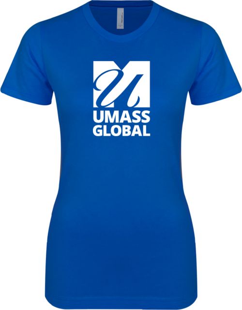 UMass Global Next Level Boyfriend Tee  UMass Global Primary Logo Stacked - ONLINE ONLY