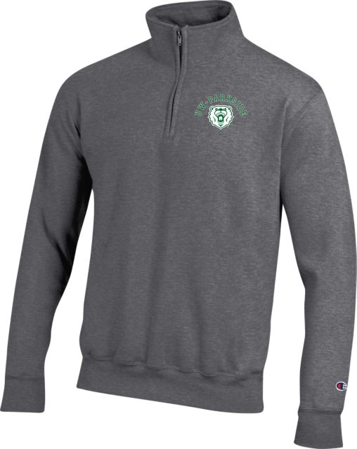 Wisconsin Parkside Champion Granite Fleece 1/4 Zip UW - PARKSIDE w/ Mascot - ONLINE ONLY