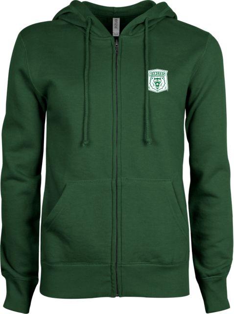 Wisconsin Parkside ENZA Womens Fleece Full Zip Hoodie Primary Athletic Mark  - ONLINE ONLY