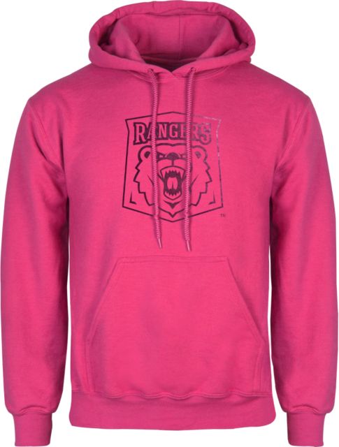 Wisconsin Parkside Womens Fuchsia Fleece Hoodie Primary Athletic Mark Foil - ONLINE ONLY