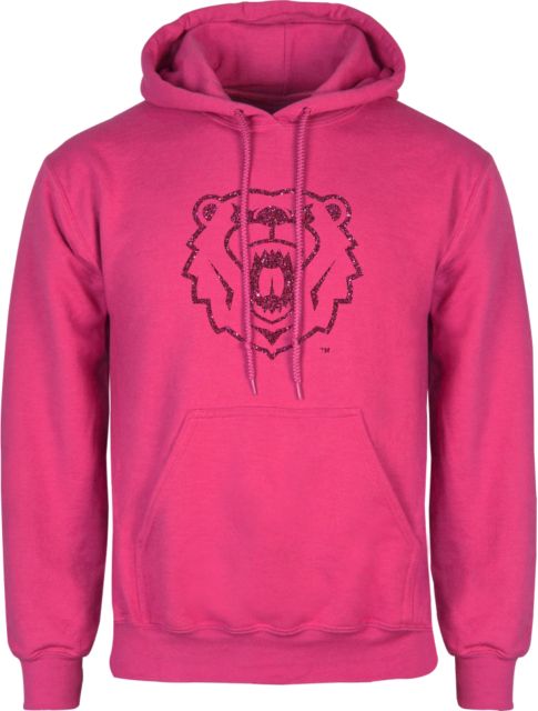 Wisconsin Parkside Womens Fuchsia Fleece Hoodie M Glitter - ONLINE ONLY