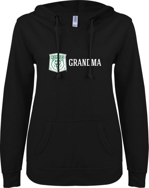 Wisconsin Parkside ENZA Womens V Notch Raw Edge Fleece Hoodie Grandma - ONLINE ONLY