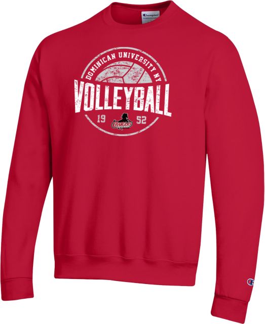 Dominican Champion Fleece Crew Dominican  University New York Volleyball - ONLINE ONLY