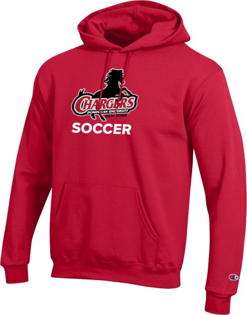Dominican Champion Fleece Hoodie Chargers Dominican University New York Soccer - ONLINE ONLY