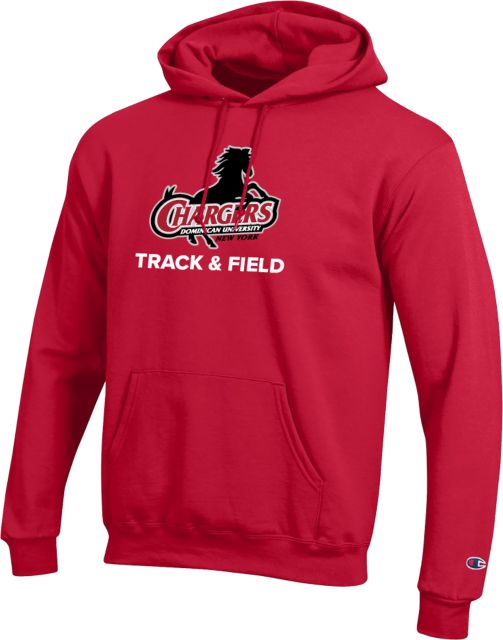 Dominican Champion Fleece Hoodie Chargers Dominican University New York Track and Field - ONLINE ONLY