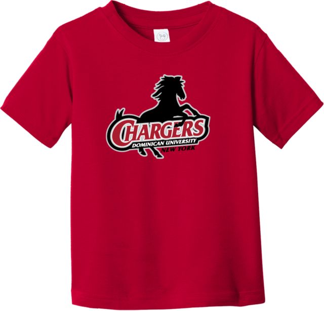 Dominican Toddler Red T Shirt Dominican University Primary Athletic Mark - ONLINE ONLY
