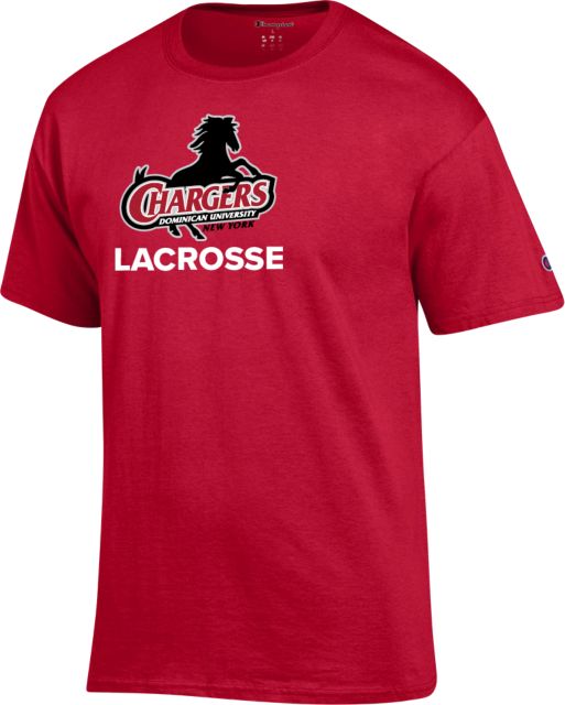Dominican Champion T Shirt Chargers Dominican University New York Lacrosse - ONLINE ONLY