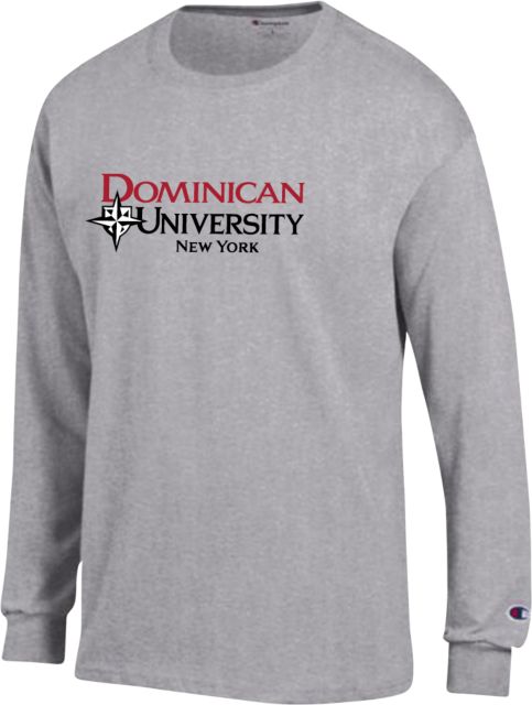 Dominican Champion Long Sleeve T Shirt Dominican University Primary Logo - ONLINE ONLY