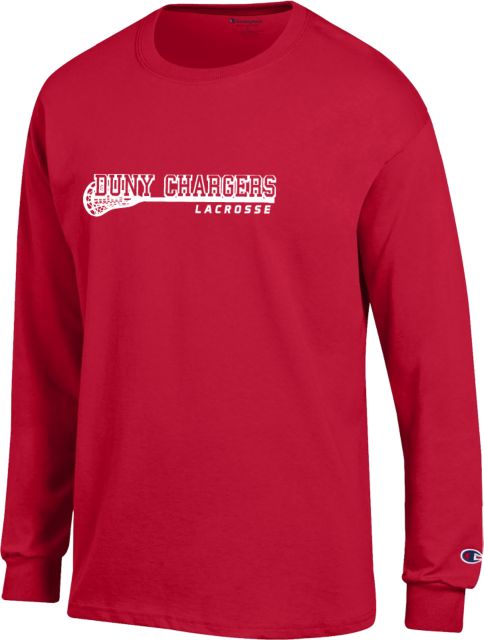 Dominican Champion Long Sleeve T Shirt Dominican  University New York Lacrosse - ONLINE ONLY