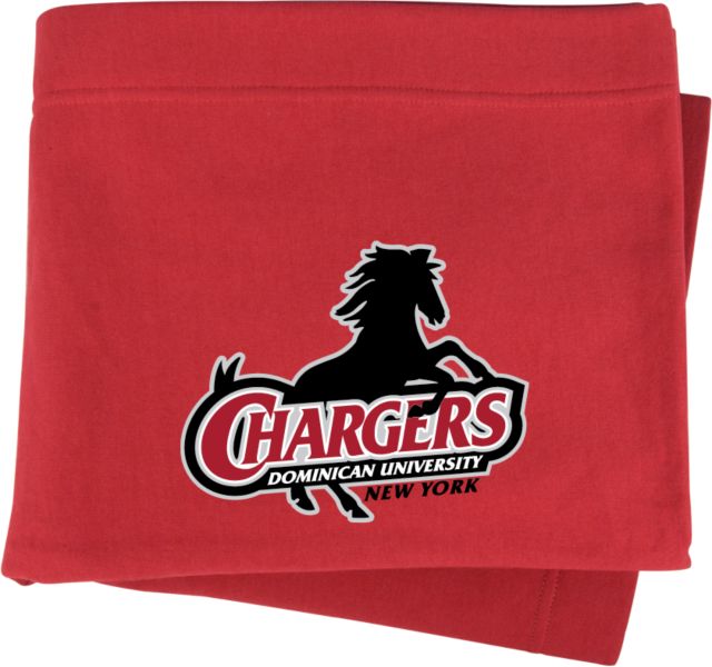 Dominican Sweatshirt Blanket Dominican University Primary Athletic Mark - ONLINE ONLY