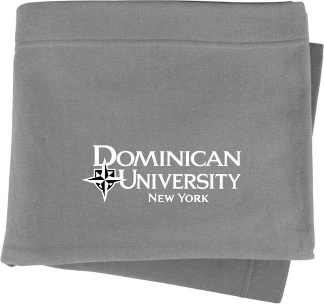 Dominican Sweatshirt Blanket Dominican University Primary Logo - ONLINE ONLY