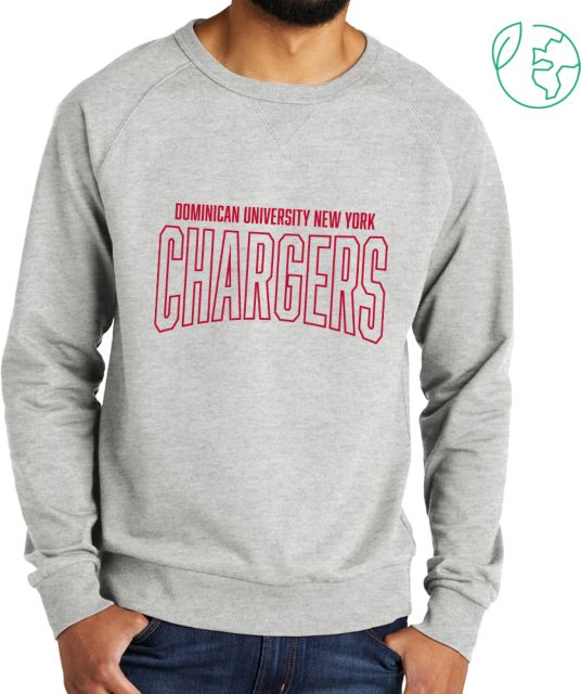 Dominican Allmade Light Organic French Terry Crewneck Sweatshirt Dominican University Chargers - ONLINE ONLY