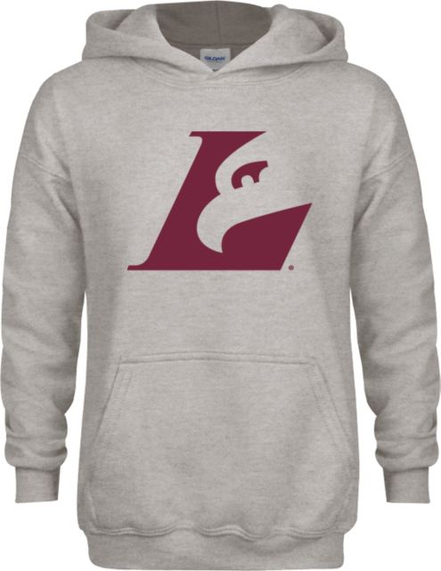 Wisconsin La Crosse Youth Fleece Hood Eagle L - ONLINE ONLY