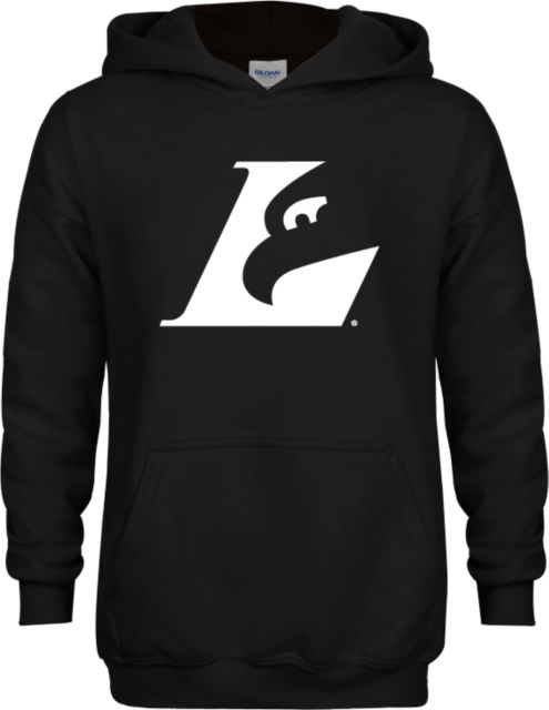 Wisconsin La Crosse Youth Fleece Hoodie Eagle L - ONLINE ONLY