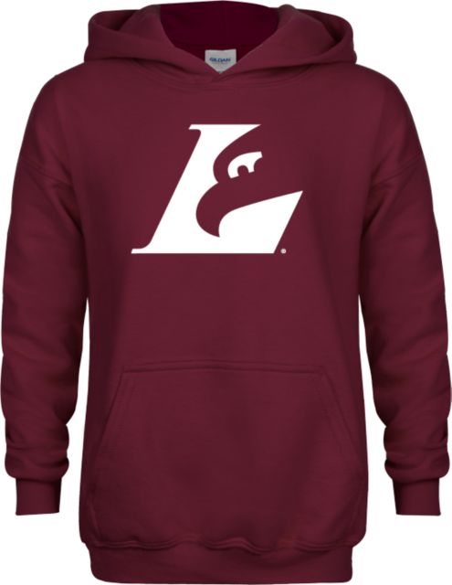 Wisconsin La Crosse Youth Fleece Hoodie Eagle L - ONLINE ONLY