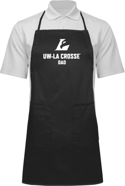 Wisconsin La Crosse Full Length Apron UWL Dad - ONLINE ONLY