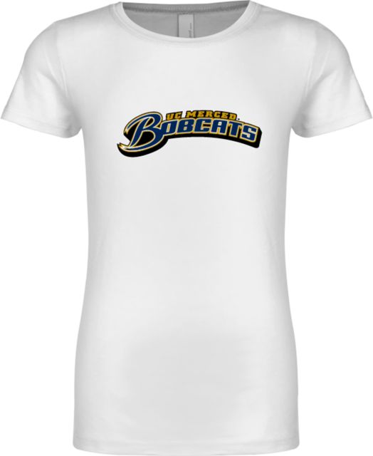 UC Merced Next Level Girls Fashion Fit T Shirt Wordmark Simplified - ONLINE ONLY