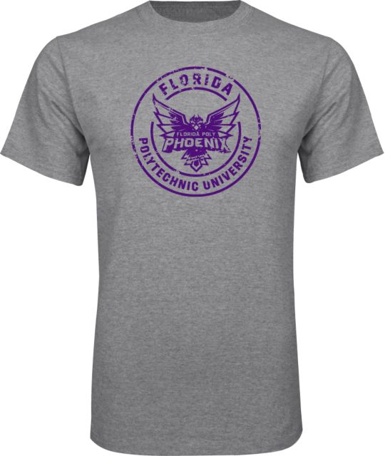 Florida Poly Univ Grey T-Shirt Florida Poly Distressed - ONLINE ONLY