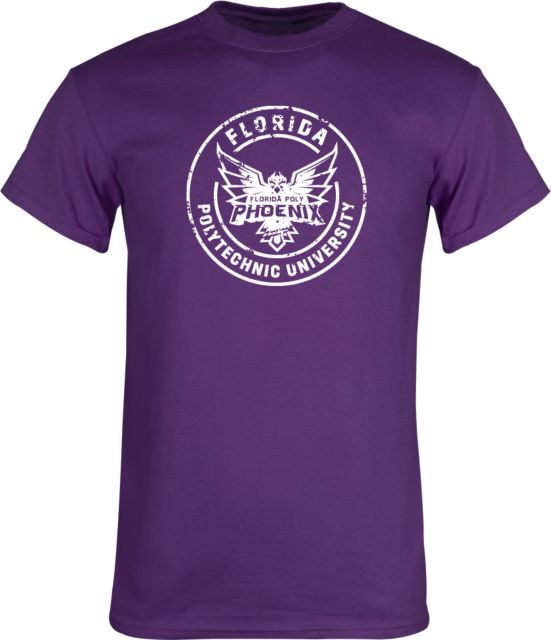 Florida Poly Univ Purple T-Shirt Florida Poly Distressed - ONLINE ONLY