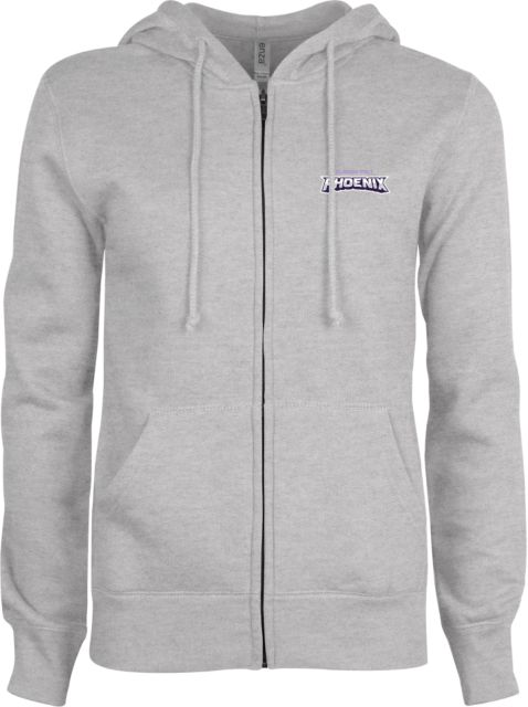 Florida Poly Univ ENZA Ladies Fleece Full Zip Hoodie Florida Poly - ONLINE ONLY