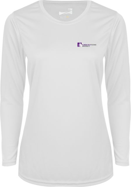 Florida Poly Univ Ladies Syntrel Performance Longsleeve Shirt Primary Mark - ONLINE ONLY